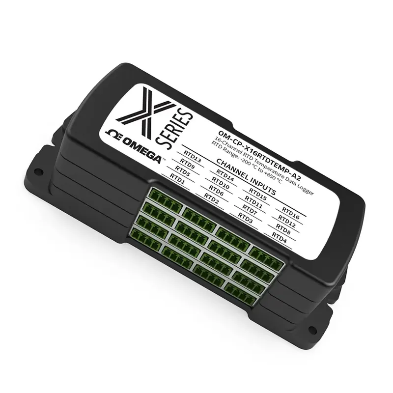Vrácení Zdarma RTD Pt100 Data Logger with 4, 8, 12 or 16-channels - Number of inputs 16