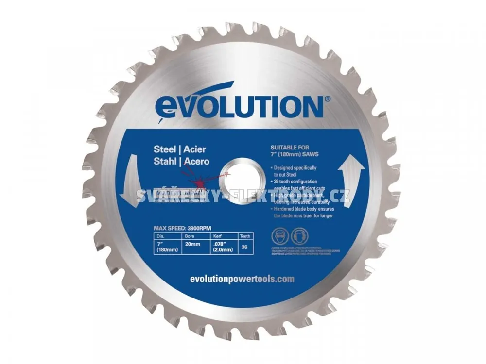 Akční Nabídka Pilový kotouč EVOLUTION 180 mm - ocel
