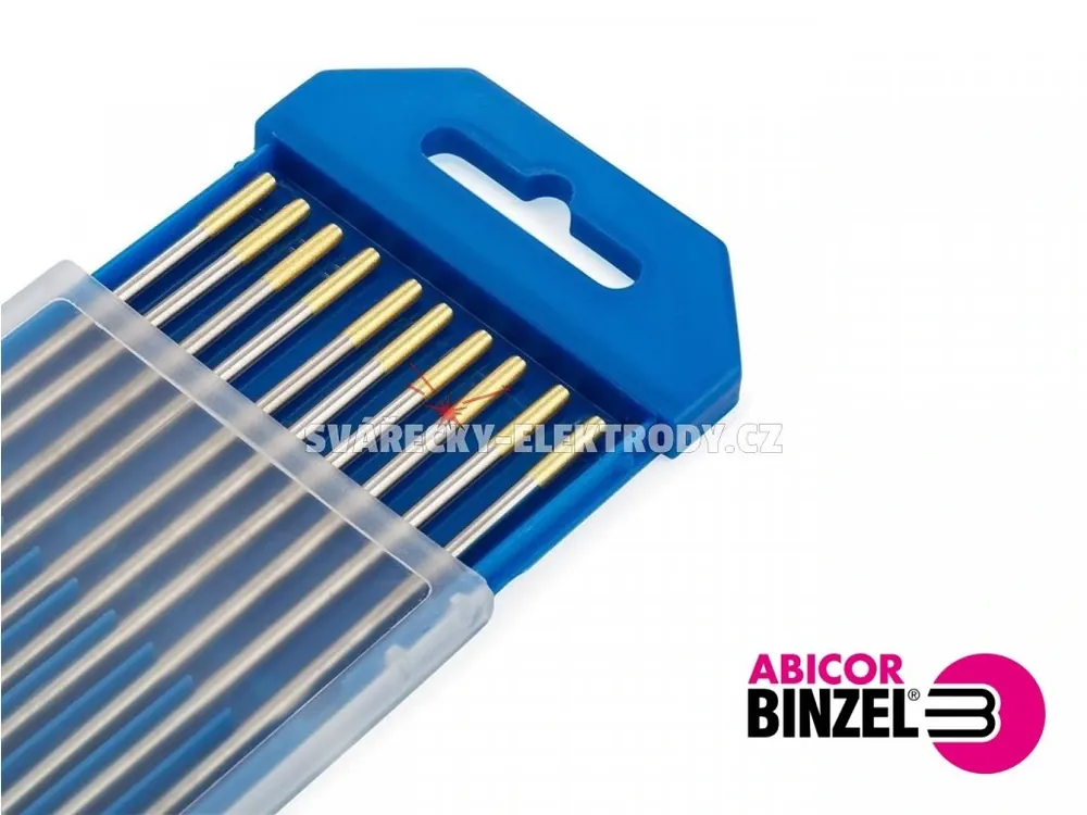 BINZEL WLa15 zlatá - wolframová elektroda - 2,0 x 175 mm (1 ks) Super Cena