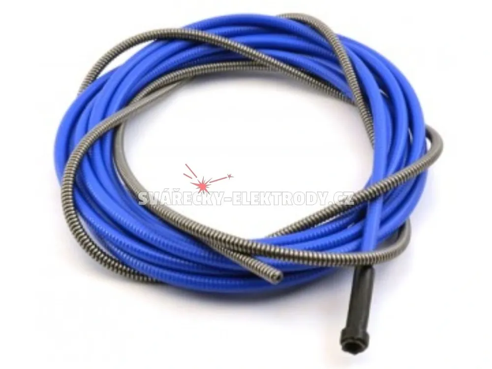 Izolovaný bowden BINZEL - 0,6-0,8 mm - modrý - 1,5 x 4,5 x 5500 mm Nejlepší Cena