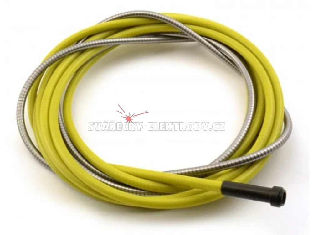 Izolovaný bowden BINZEL - 1,4-1,6 mm - žlutý - 2,5 x 4,5 x 4500 mm Cenově Výhodný
