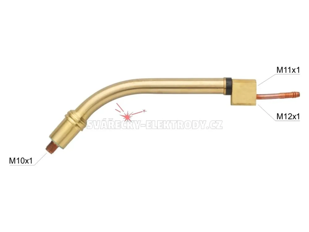 Hrdlo hořáku BINZEL MB EVO 501 D - standardní - 150 mm Ihned K Objednání