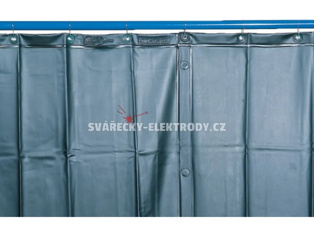 Svařovací záclona KEMPER tmavězelená S9 - 220 x 130 cm Omezená Nabídka
