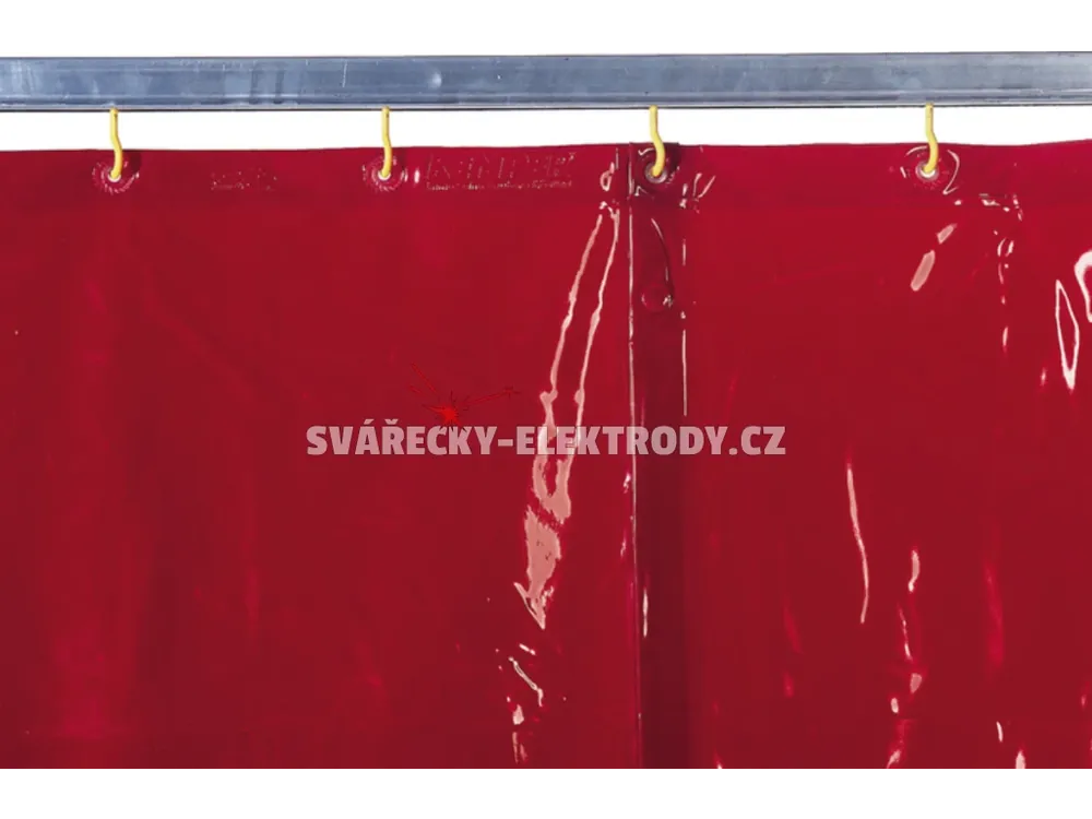 Koupit Online Svařovací záclona KEMPER červená - 300 x 130 cm