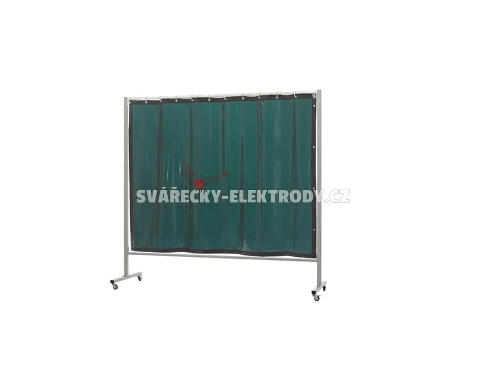 Časově Omezené Svařovací zástěna CEPRO Omnium Single 215 cm Green 6 - výplň záclona