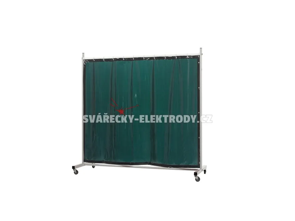 Svařovací zástěna CEPRO Robusto Single 215 cm Green 6 - výplň záclona Vrácení Zdarma