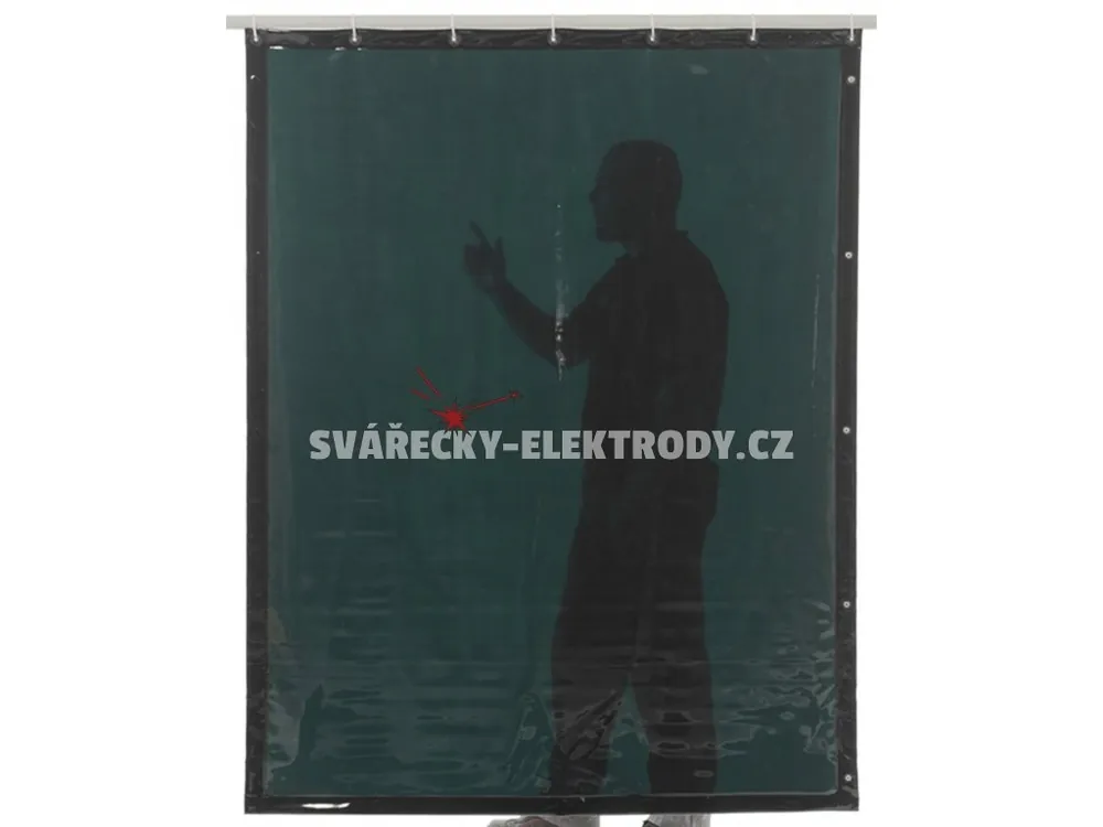 Značkový Svařovací záclona CEPRO Green 6 - 160 x 140 cm