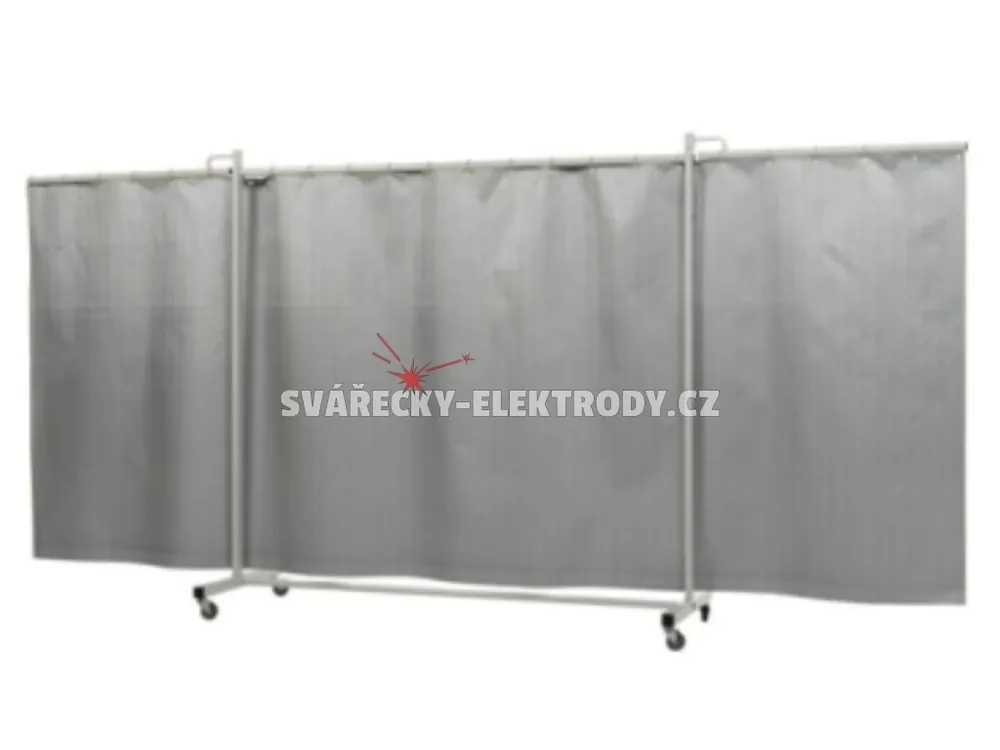 Výprodej Svařovací zástěna CEPRO Robusto Triptych XL 435 cm Atlas - výplň tkanina