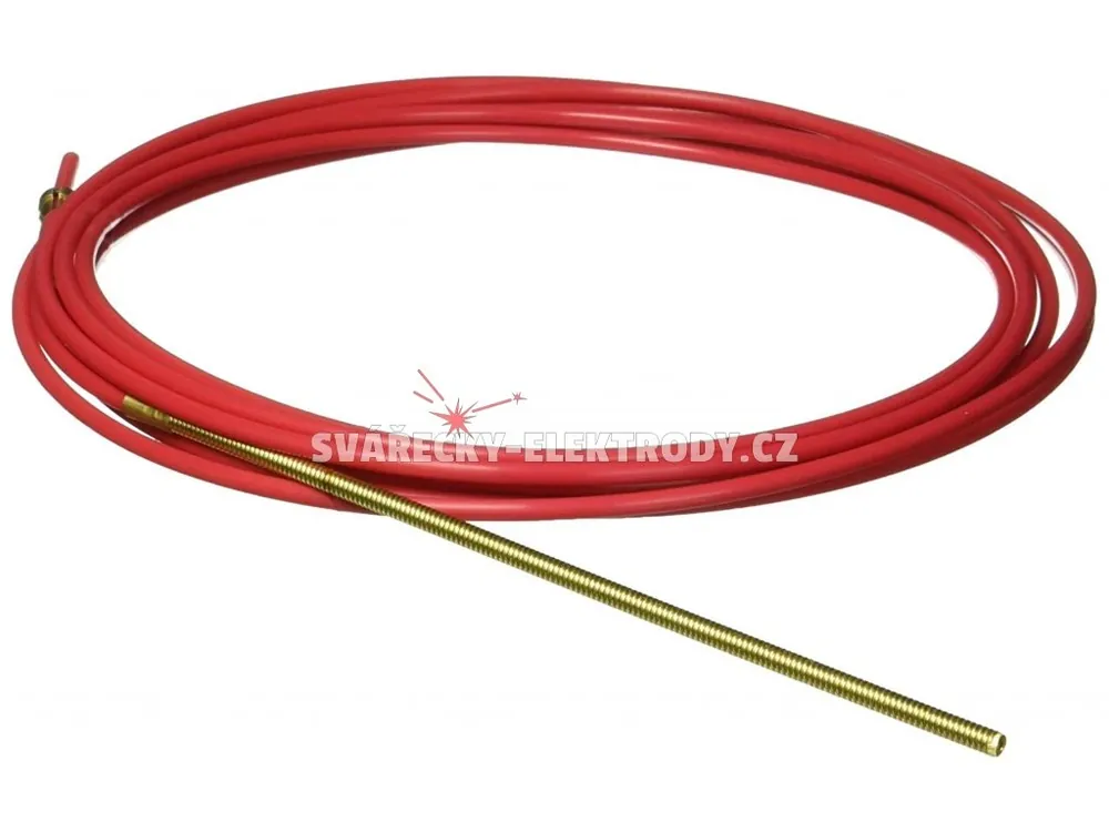 Akční Nabídka Kombinovaná teflonová trubička BINZEL - 1,0-1,2 mm - červená - 4500 mm