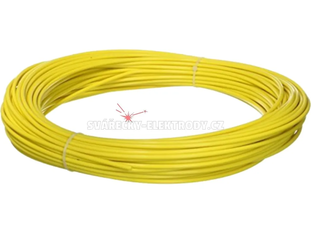 Teflonová trubička BINZEL - 1,4-1,6 mm - žlutá - 2,7 x 4,7 mm (metráž) Přímo Od Výrobce
