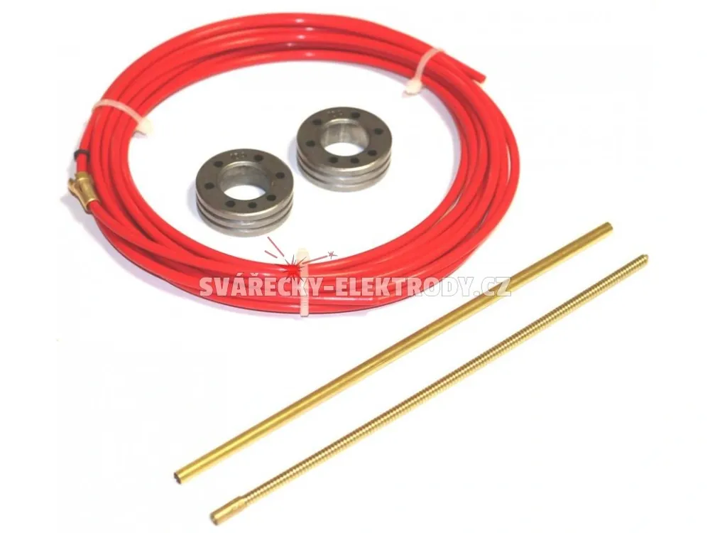 Sada pro hliník s kladkami 19/37 - 1,0 - 1,2 mm - 3 metry Akční Cena