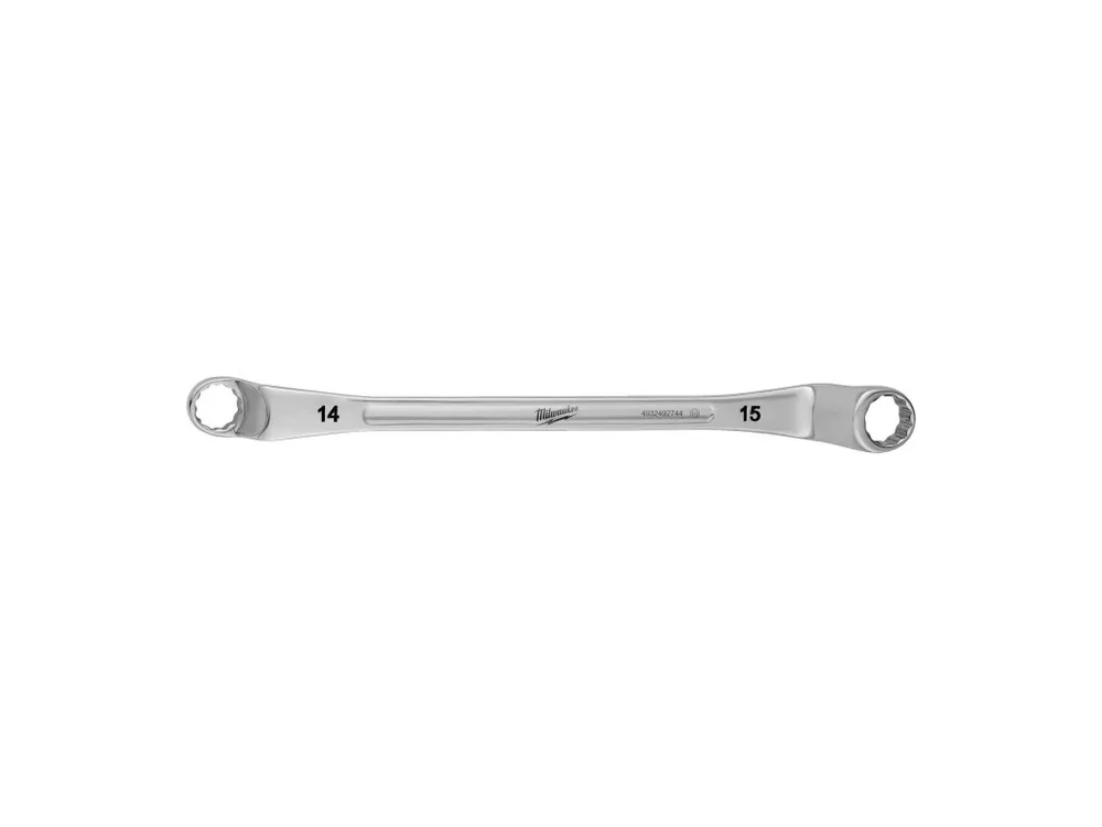 Sleva klíč Vyhnutý oboustranný očkový 14x15mm 4932492744 MILWAUKEE
