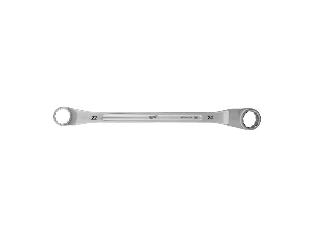 Autentický klíč Vyhnutý oboustranný očkový 22x24mm 4932492751 MILWAUKEE