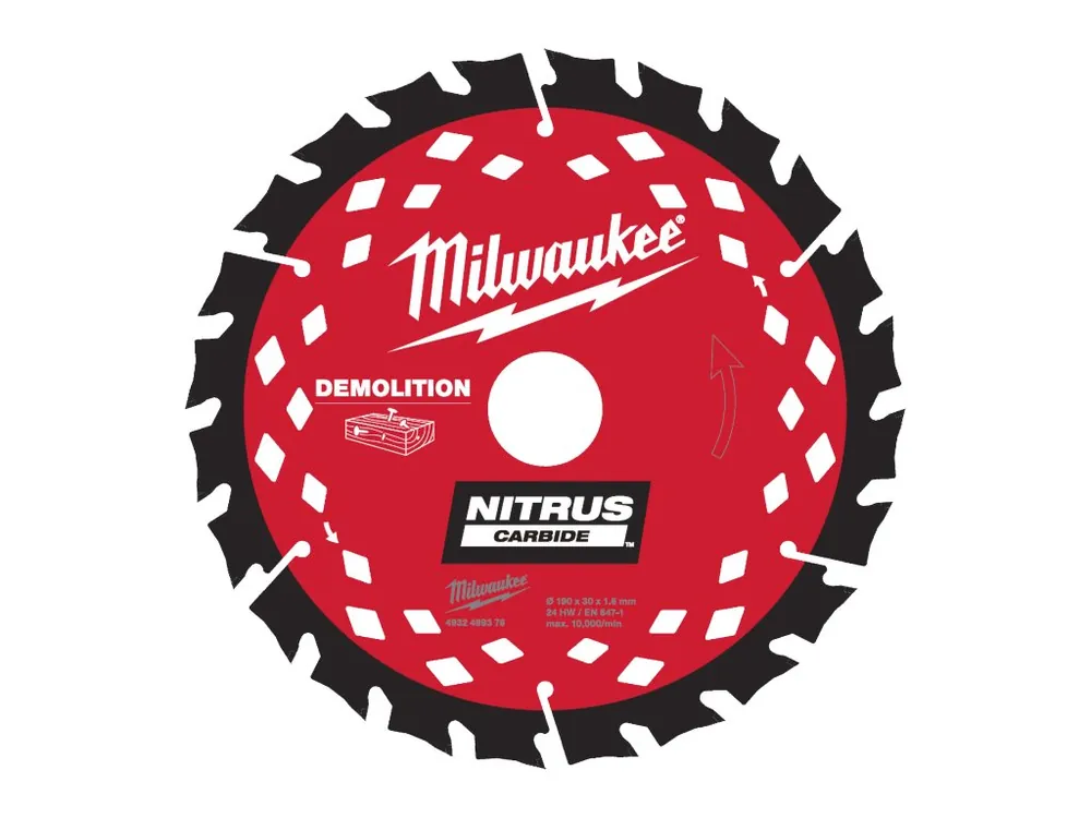 kotouč Pilový Nitrus P WD 190 x 30 x 1,8 x 24 střídavý zub 4932499376 MILWAUKEE Tovární Cena