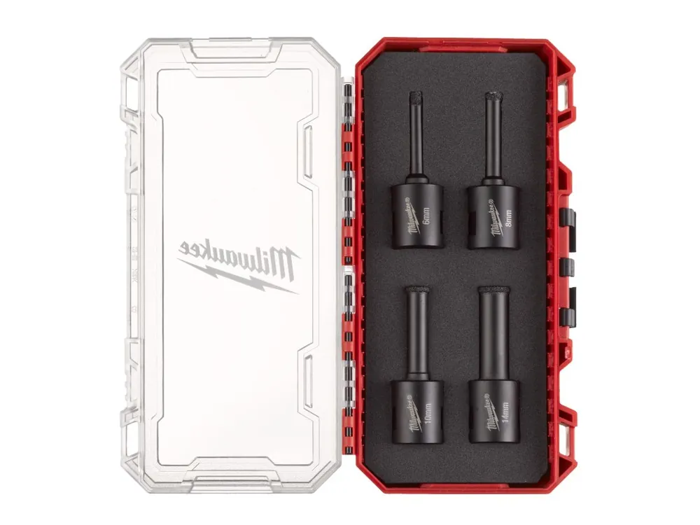 Oblíbený vrták DIAMOND MAX™ sada diamantových ů 4 ks 4932500544 MILWAUKEE
