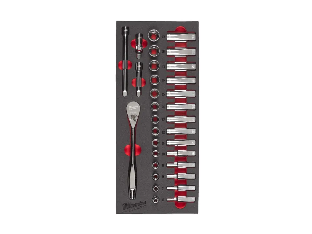 klíč 3/8″ pěnová vložka pro nástrčné e a ráčnu 4932479825 MILWAUKEE Cenový Hit