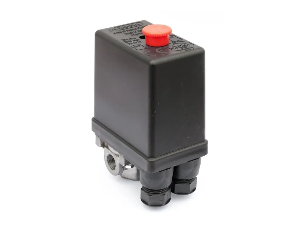 Dokud Zásoby Vydrží Tlakový spínač NEMA 230 V / 12 bar (4x1/4")
