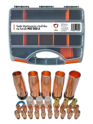 Starterset für MIG 500 A Taschenlampe im Koffer Kup Teď