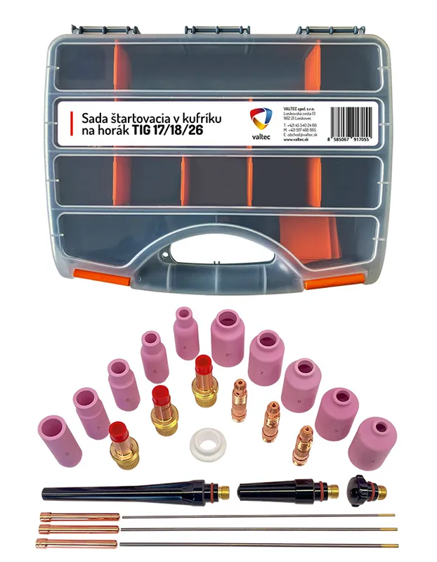 Finální Výprodej TIG 17/18/26 Brenner Starter Set im Koffer