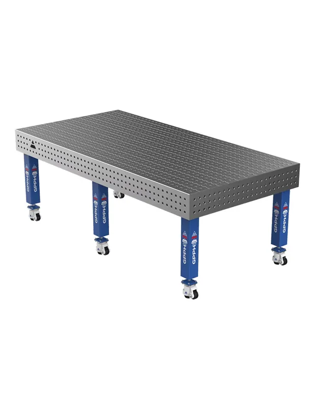 Vysoce Kvalitní Schweißtisch GPPH PRO 2400x1200mm 16-50x50-räder