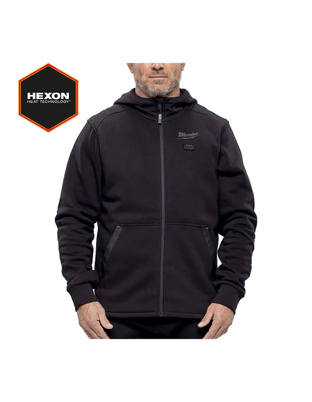 Beheizbare Sweatjacke Milwaukee M12HHBL5-0 Gr. XL /4932499190/ schwarz mit HEXON Technologie Akční Nabídka
