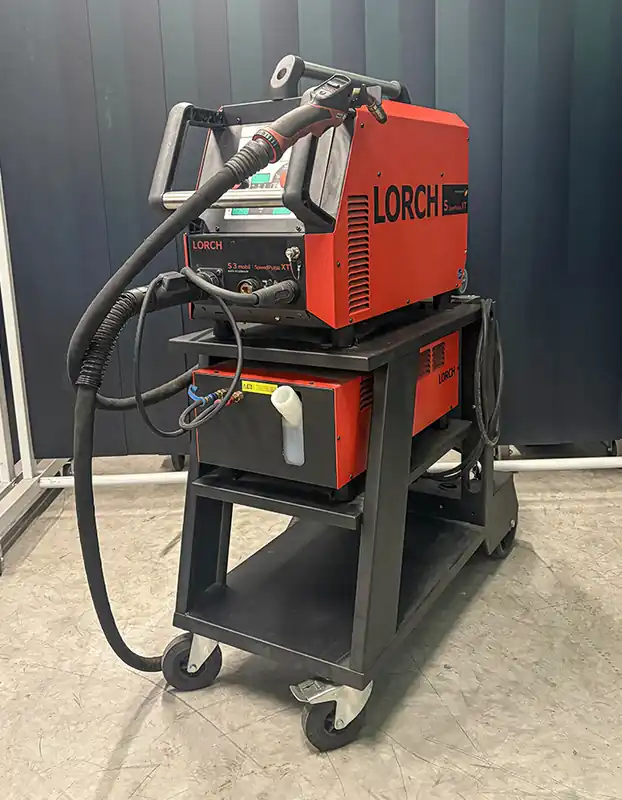 Cenově Výhodný MIG/MAG-Schweißstromquelle LORCH S3 mobil SpeedPulse XT 320 A, wassergekühlt