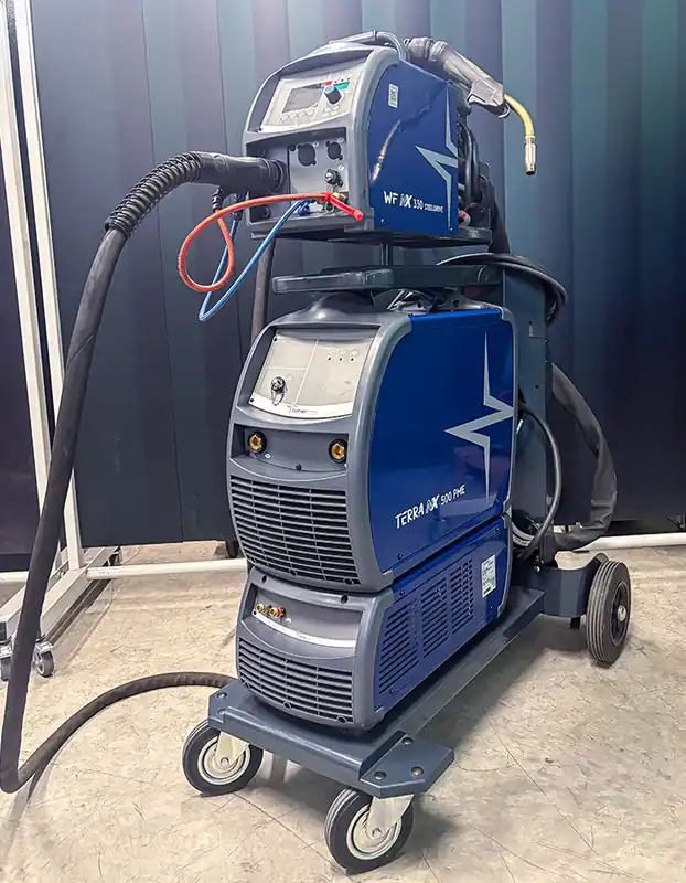 MIG/MAG-Schweißstromquelle BÖHLER TERRA NX 500 PME 500 A + WF NX 330 + WU 430 Akce