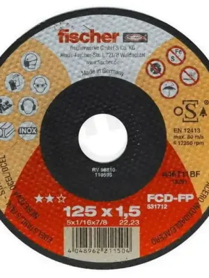 Řezný kotouč FCD-FP 125x1,5x22,2 FISCHER 531712 Must-Have