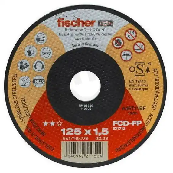 Řezný kotouč FCD-FP 125x1,5x22,2 FISCHER 531712 Must-Have