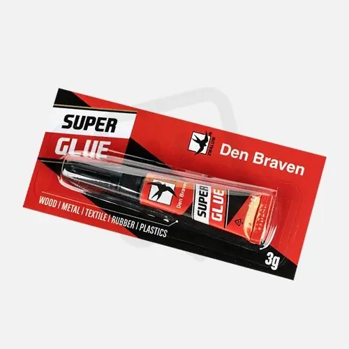 Sekundové lepidlo SUPER GLUE 3g CZ-SK-HU DEN BRAVEN 50700RL Objednat Nyní