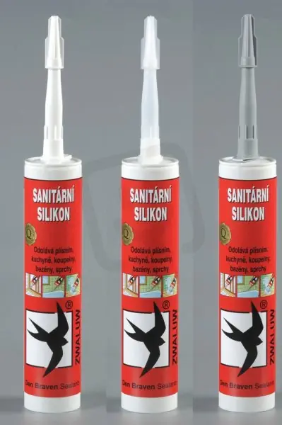 Sanitární silikon 280ml bílý RL DEN BRAVEN 30212RL Přímo Od Výrobce