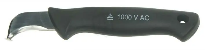 Odplášťovací nůž do 1000V, čepel s vodící ploškou (3375 nůž s kapkou) AM-M Aktuální