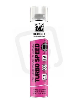 Rychlesch. PU lepidlo TURBO SPEED 750ml DEBBEX DEN BRAVEN 40302EXP Rychlé Dodání