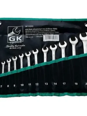 Sada klíčů očkoplochých 6-22 mm 12 dílů, chrom-obal GK TOOLS GK10343 Super Cena