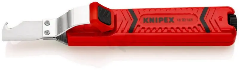 Cenově Výhodný Nástroj pro odstraňování plášťů se skalpelovou čepelí 165 mm KNIPEX 16 20 165 SB