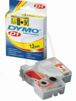 45018 DYMO páska D1 plastová 12mm černý tisk/žlutý podklad návin 7m S0720580 Expresní Doručení