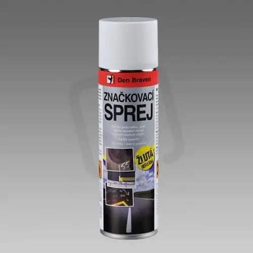 Ověřený Značkovací sprej 500ml Žlutá DEN BRAVEN TP00005