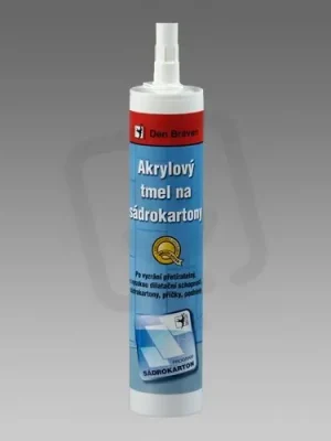 Akrylový tmel na sádrokartony 280 ml bílá DEN BRAVEN 20102BD Novinka