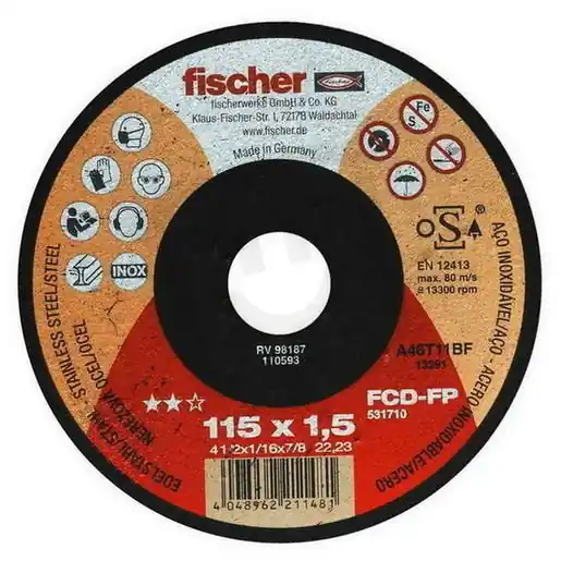 Řezný kotouč FCD-FP 115x1,5x22,2 FISCHER 531710 Cenová Bomba
