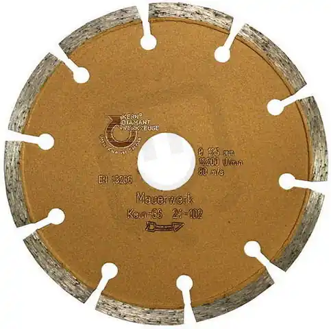 Diamantový kotouč GS průměr - 125mm, zdivo. tvárnice N.G. ELEKTRO 24-102 Ověřený