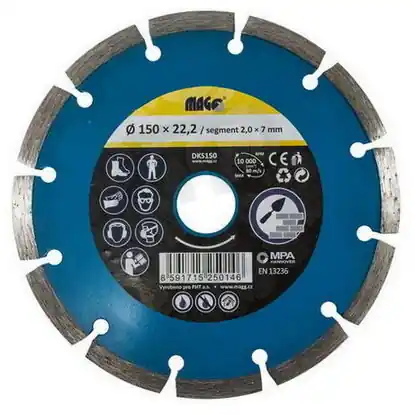 Kotouč diamantový 125/22,2 plný XTLINE KL08102 Nízká Cena
