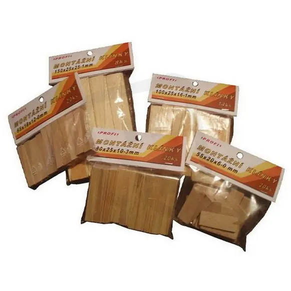 Klínky montážní 100x25x16-1 mm - balení 14 ks s visackou VAŠEK Z1090218 Originální