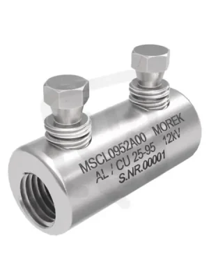 Kabelová spojka MSCL95 Al/Cu 25-95mm2, 2x Al šroub, 12 kV MOREK MSCL0952A00 Sezónní Sleva