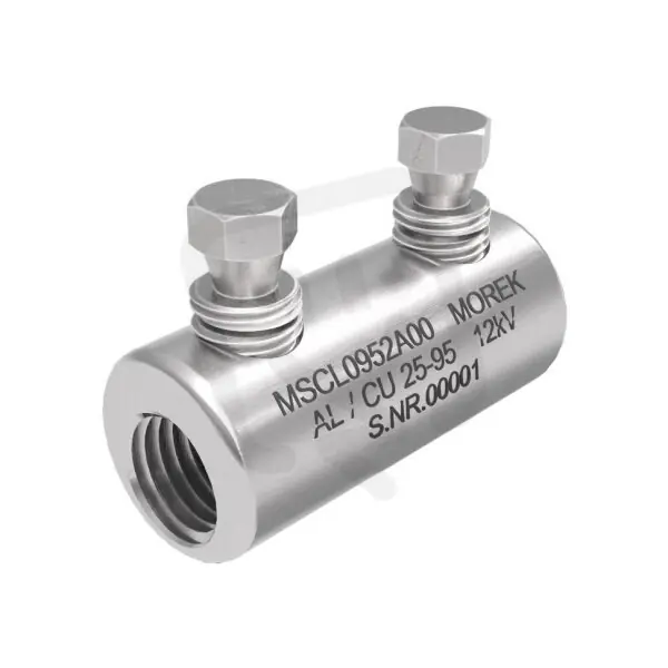 Kabelová spojka MSCL95 Al/Cu 25-95mm2, 2x Al šroub, 12 kV MOREK MSCL0952A00 Sezónní Sleva