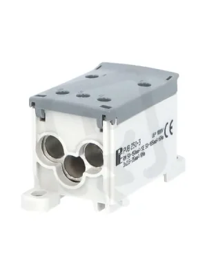 Autentický Blok pro rozdělení fází PVB 250-3 1pól. AL/CU 250A 690V šedý na DIN 1003952