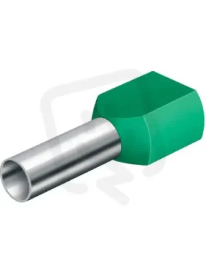 Značkový DD 16-25 zelená Dutinka dvojitá,průřez 2x16mm2/délka 25mm,dle DIN46228,zelená