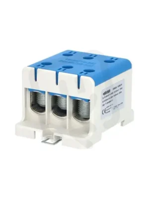 Svorka univerzální UK 95/3 N 245A 1pól. AL/CU krytá modrá na DIN/panel 1006626 Hit Sezóny
