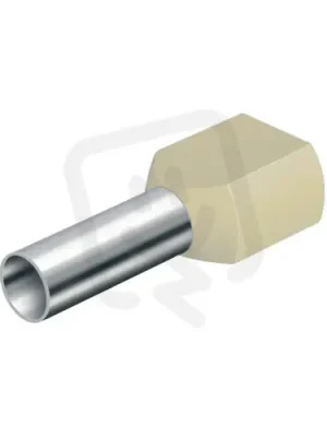 Tovární Cena DD 10-18 sl.kost Dutinka dvojitá,průřez 2x10mm2/délka 18mm,dle DIN46228,sl.kost