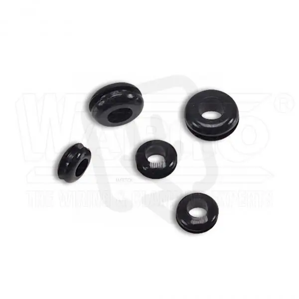 Značkový WAPRO POM-2015 průchodka, otvoru 20,1 mm/kabel 15,5 mm,otevřená,měkčené PVC
