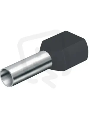 DD 6-18 černá Dutinka dvojitá,průřez 2x6,0mm2/délka 18mm,dle DIN46228 Kup Teď